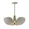 Maxim Lighting Poppy 18'' Pendant, Silver Gold/Satin Brass 11394SGSBR - alternate 1